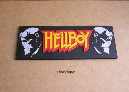 Hellboy, Poster, Sign, Signboard, Logotype, Logo, Printed3d, Movie, Guillermo, Del, Toro, Movie, Logo, Print3d, Guillermo, Del, Toro