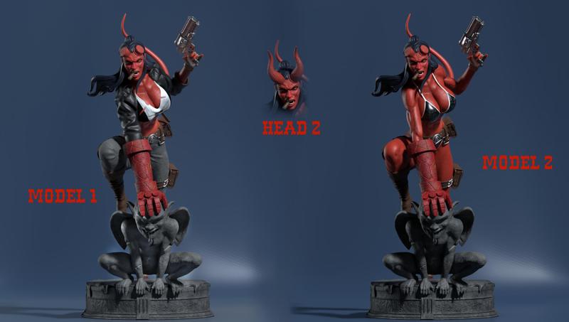 Hellgirl Pack Model 1 and Model 2