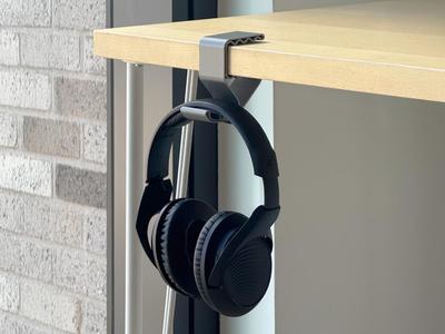 Minimal Desk Hook - Functional Extrusion Aesthetic