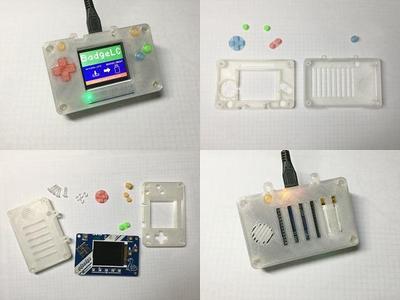 PyBadge case joypad+