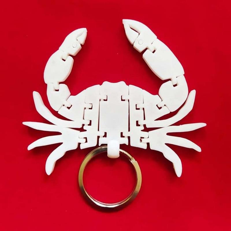 Flexi Crab (Now with Moveable Claws!) + Ring