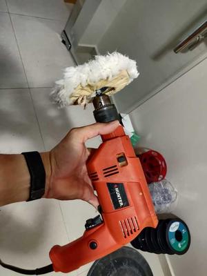 Politriz com furadeira