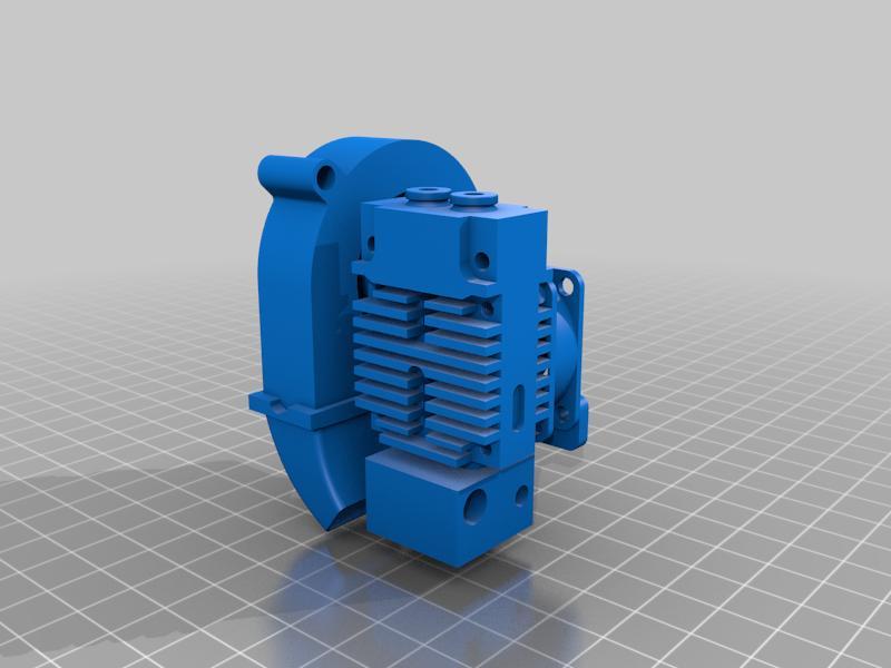Bigtreetech 2 in 1 out Hotend Setup Model