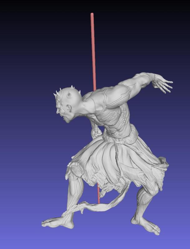 Darth Maul High Poly without base - Remix