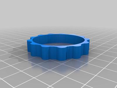 chain idler pulley 40mm with flex belt for recumbent bicycle