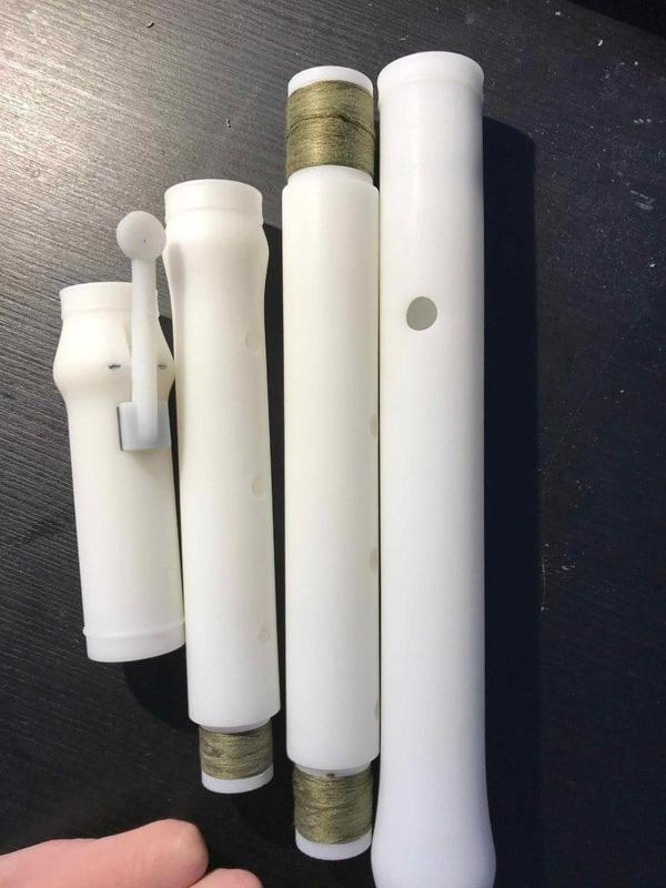 （please see detailes ）one-key  Baroque flute ，C.Bizey, Paris 1740