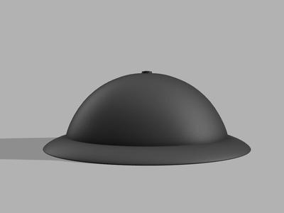 Old war helmet