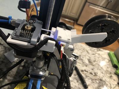Cr-10 Filament guide and roller combo.