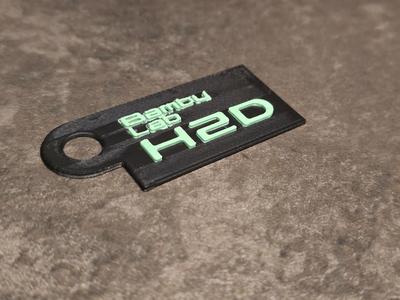 Bambulab H2D Minimalist Art 3D Keychain