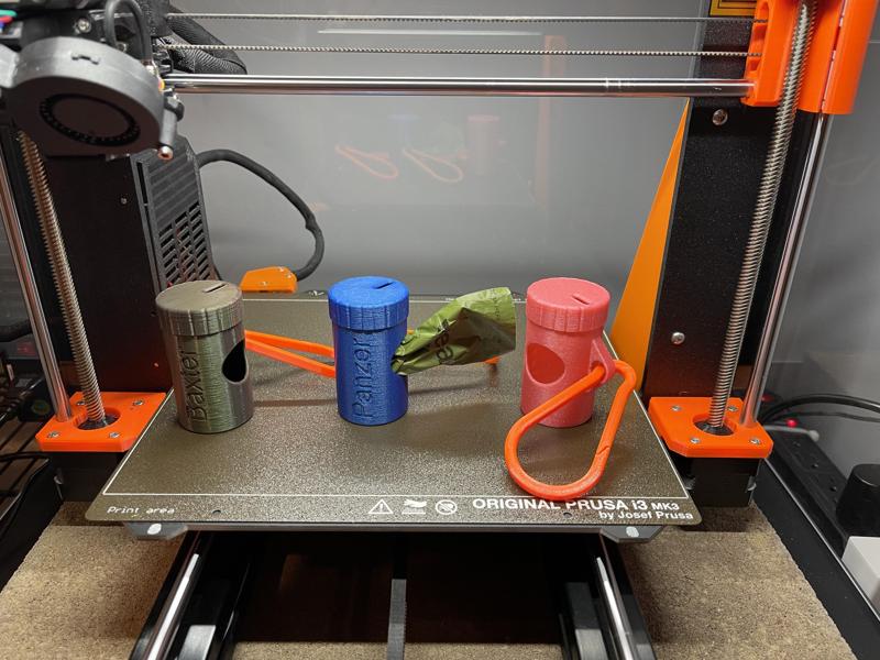 Customizable Dog Poop Bag Holder