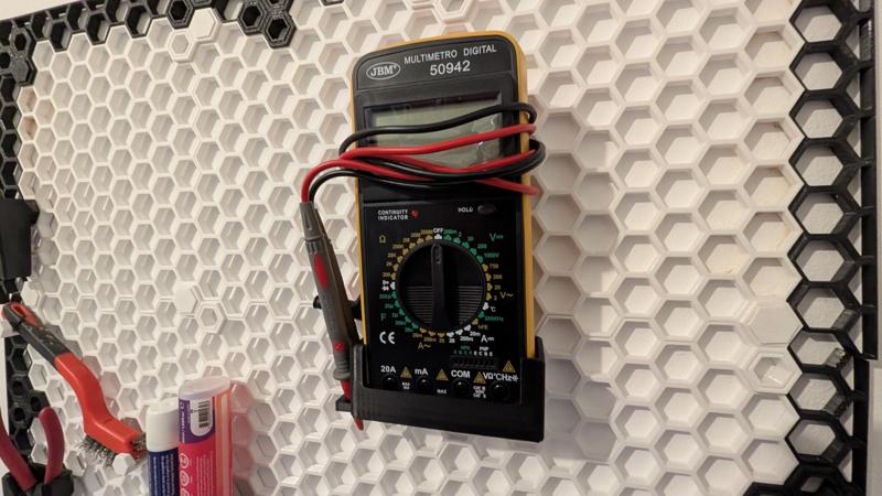 Honeycomb Storage Wall Big multimeter holder