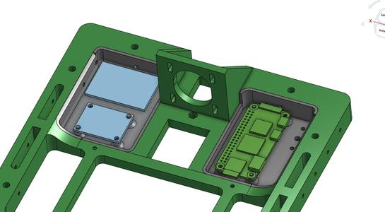 Rook CoreXY RPI Zero W, 5v Regulator and Relay Mount
