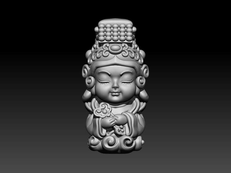 Chibi Chinese Buddha