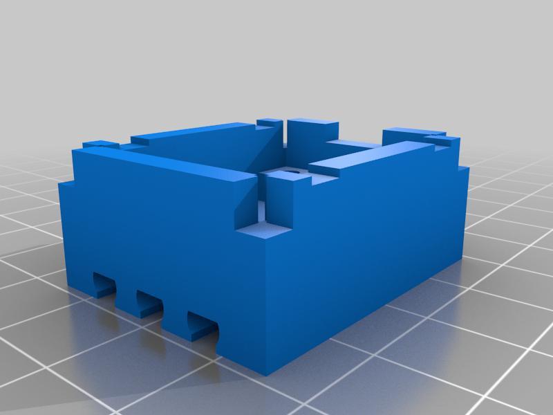 Push button housing.