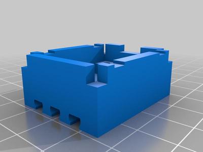 Push button housing.