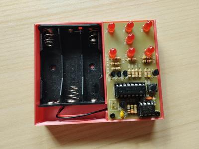 Krabička pro elektronickou hrací kostku