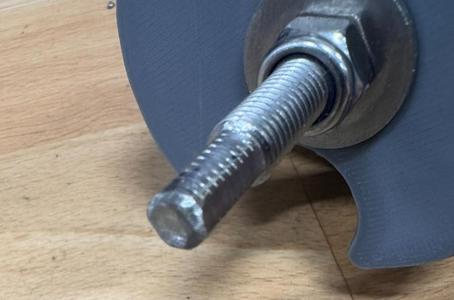 1/4 Inch drill adapter from M8 bolt grinding Jig