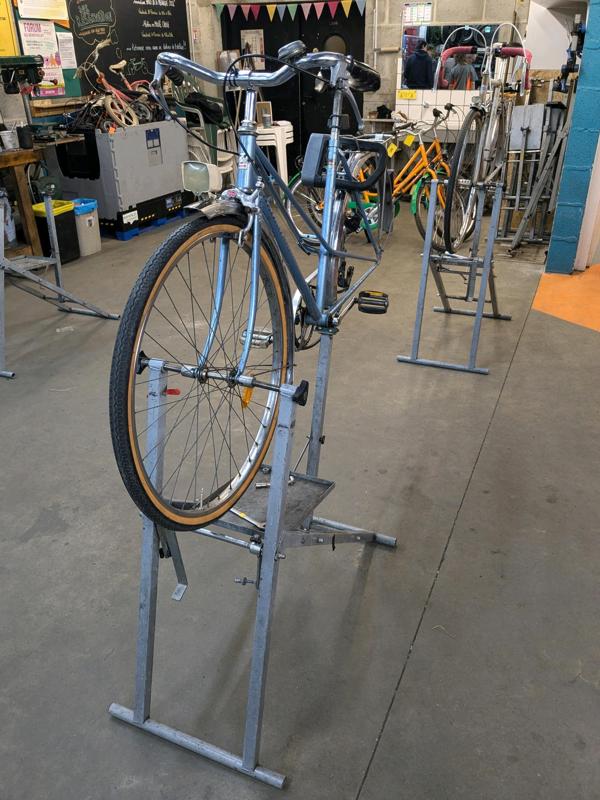 Support de pied de vélo Vélocampus Nantes