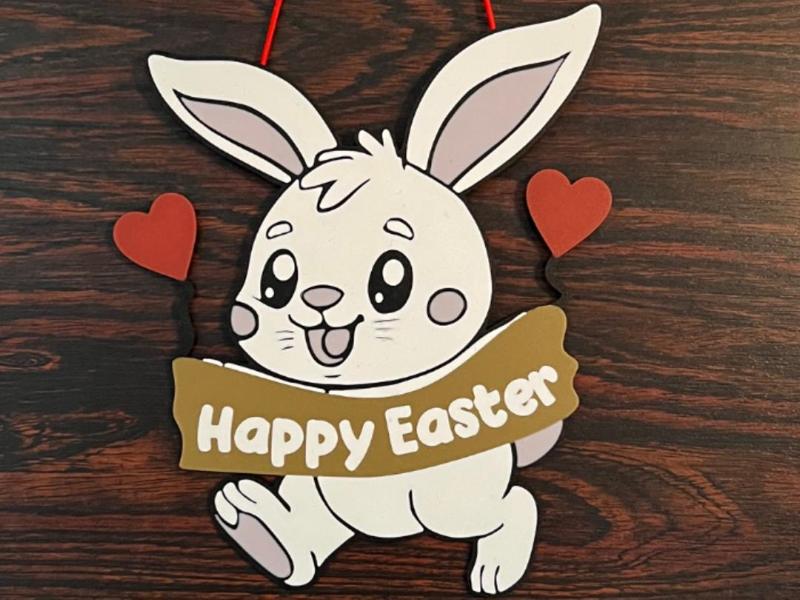 Happy Easter Window Picture