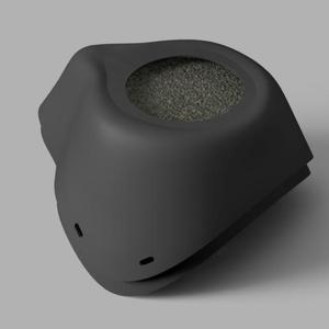 Vaccum formed sealed mask