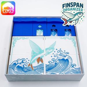 Finspan board game organizer by @ammedia3d [tabletop board game inserts sku: FNSPN001]