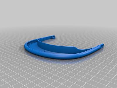 Easy 3D printed Face Shield With Strap Lock