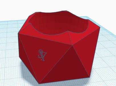 Icosahedric Flower holder