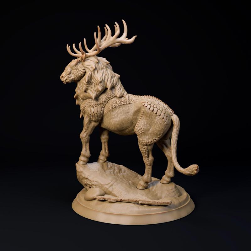 Qilin 32mm scale - pre supported