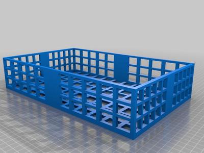 Large seedling tray with water well insert