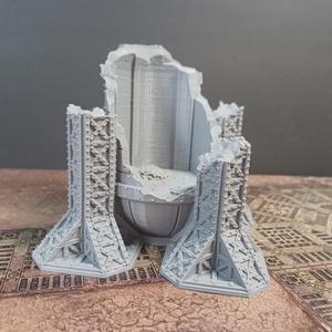 Ruined Tech Cult Storage Tank