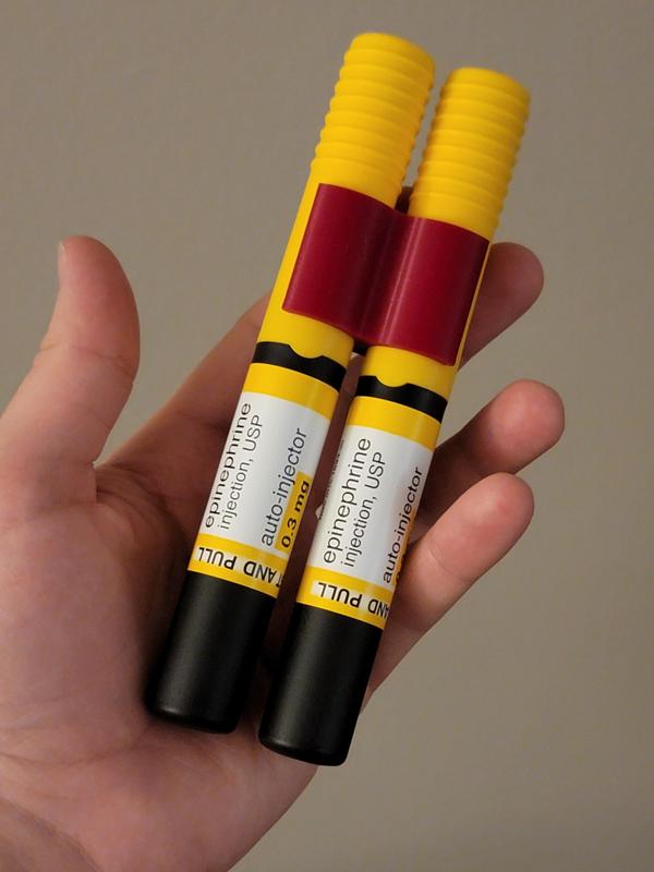 Generic Epipen Clip - Holds 2 Injectors