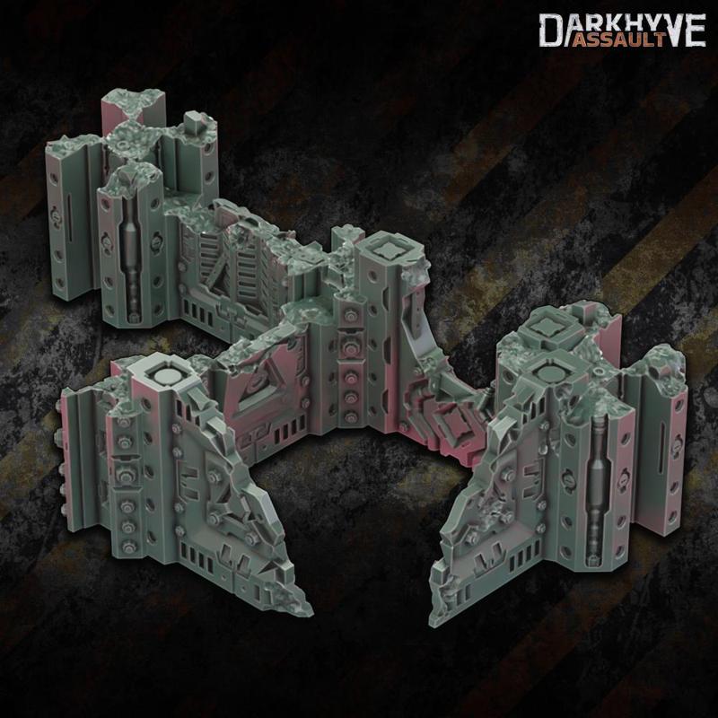 DarkHyve Assault – Damaged Sections
