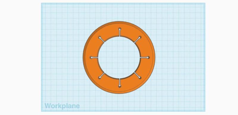 Parachute ring : "NSP Custom 2019"