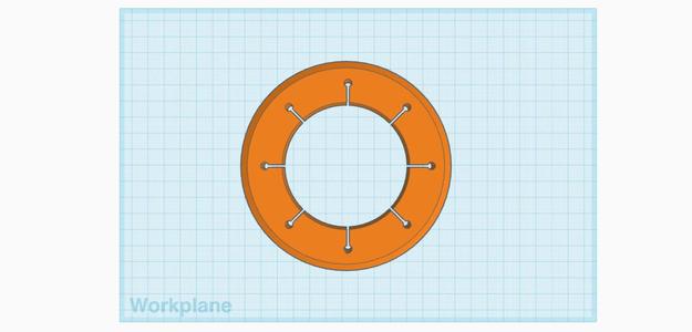 Parachute ring : "NSP Custom 2019"