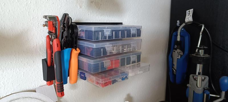 DC electronic crimp organizer