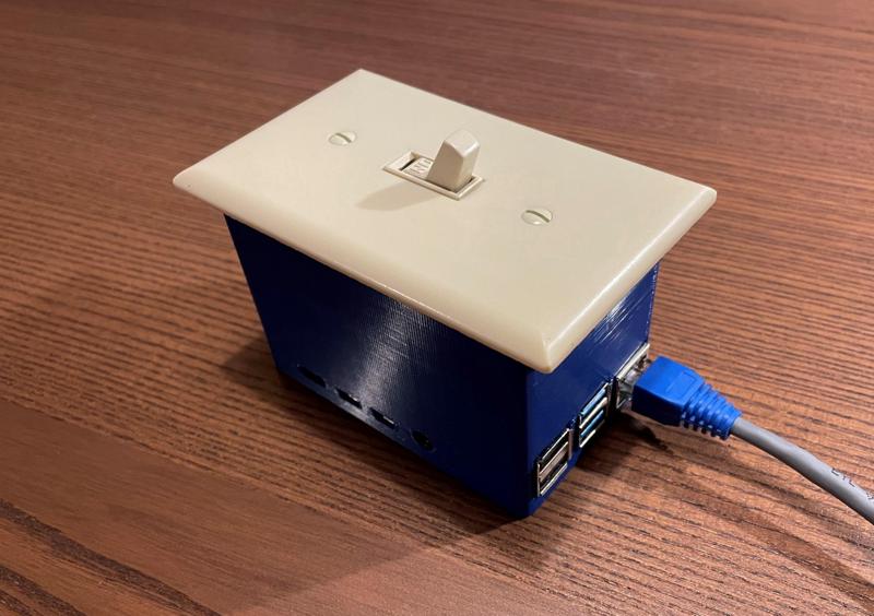 Raspberry Pi 4 case in US Electrical Outlet/ Switch box form factor