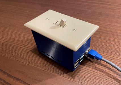 Raspberry Pi 4 case in US Electrical Outlet/ Switch box form factor
