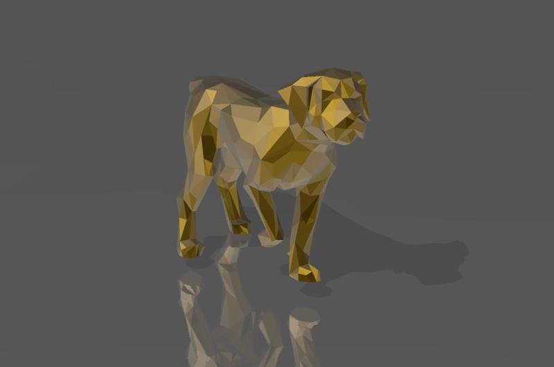 Preacher Dog - LowPoly - Excellent Design - Decor
