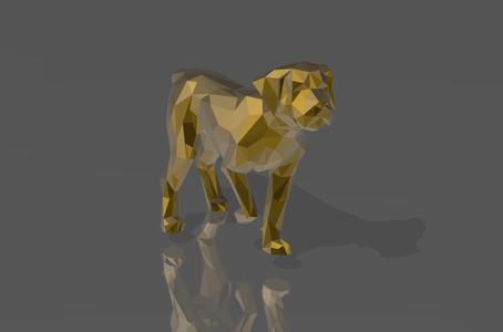 Preacher Dog - LowPoly - Excellent Design - Decor