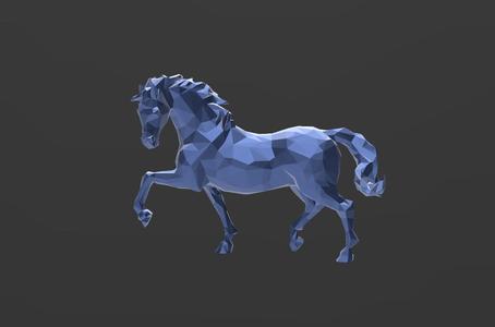 Such a Noble Horse Has Never Been Seen - Low Poly - Excellent Design - Decor