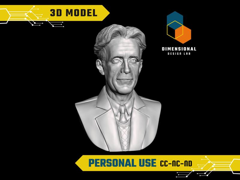 George Orwell - High-Quality STL File for 3D Printing (PERSONAL USE)