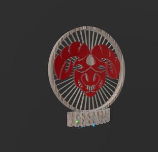 Goat - Q64 - Quick Print Gift - 2D - NO SUPPORT