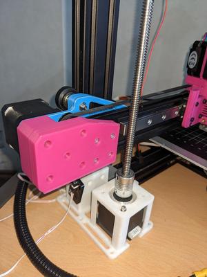 X axis motor support bracket