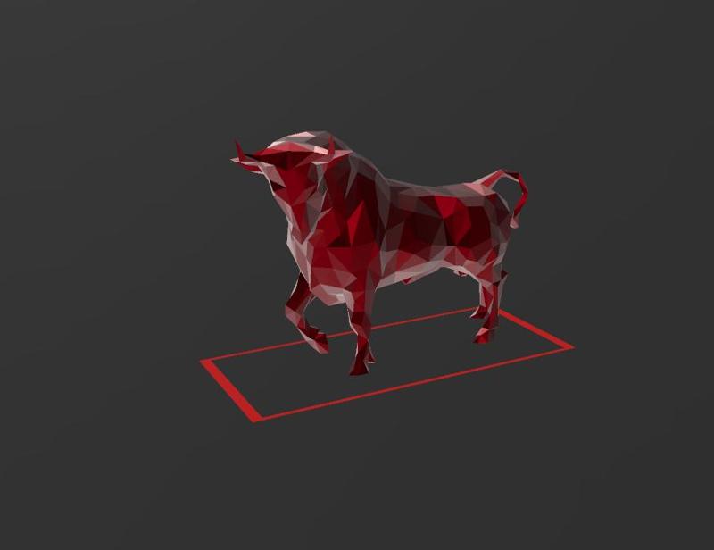 Bull L15 - Low Poly - Excellent Design - Decor