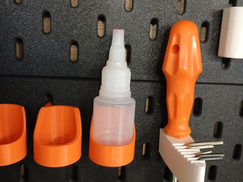 31 mm round support for Ikea Skadis