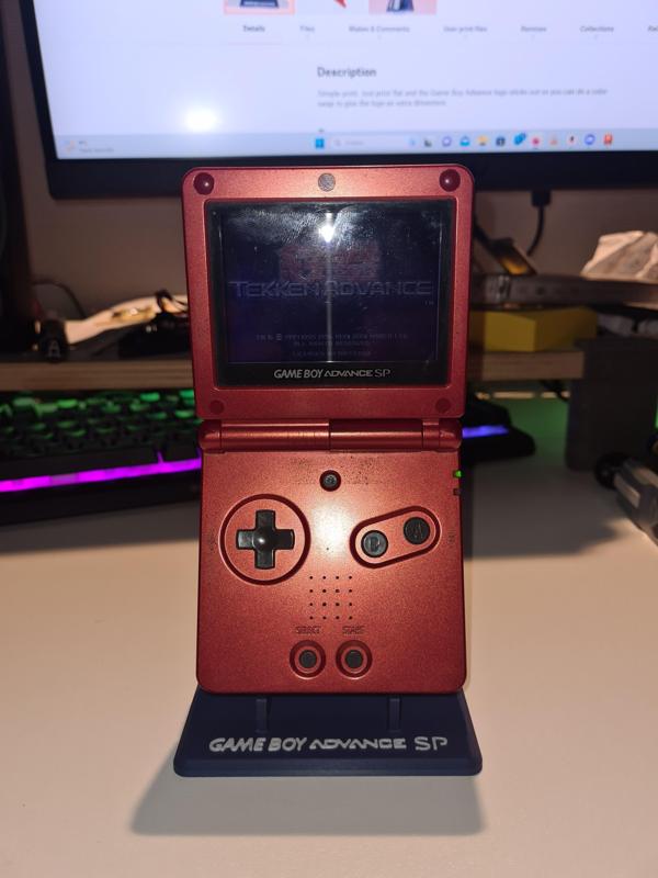 GameBoy Advance SP display stand
