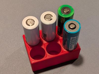 21700 battery holder - six