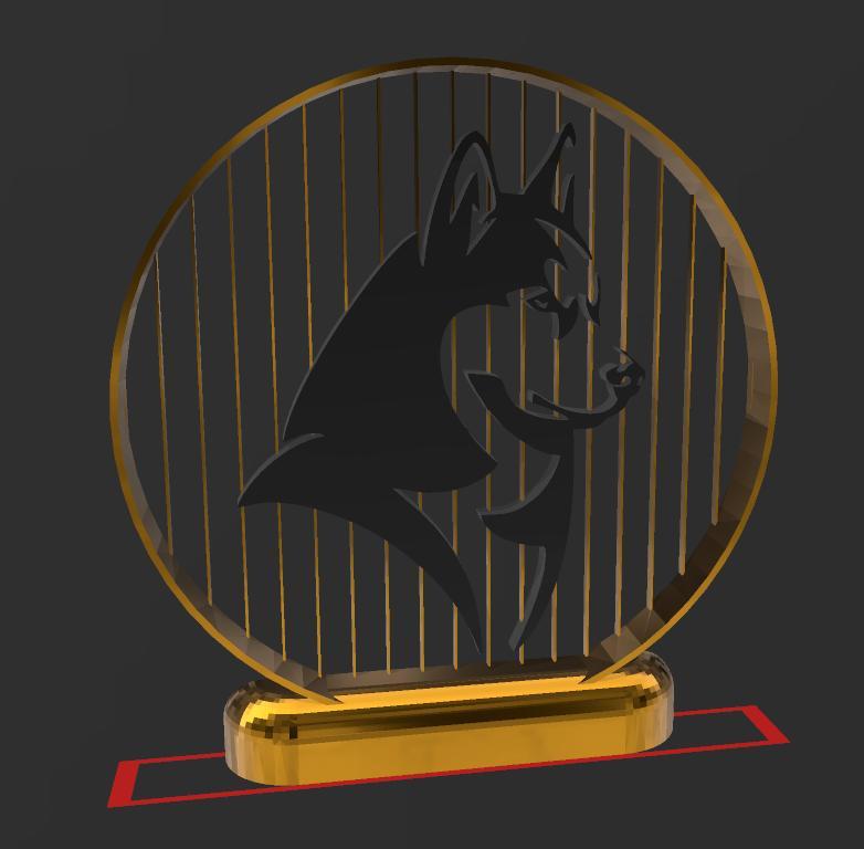 Wolf  - Quick Print Gift - No Support