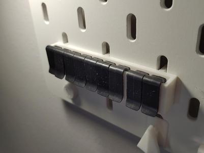 Skadis filament clip holder