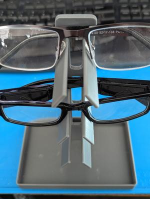 Gridfinity Glasses Stand with Tray (remix v0.1 rlm )
